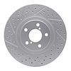 830-13034R Geoperformance Drilled/Slotted Brake Rotor, Fits Select Multiple Makes/Models, Position: Front Right - image 1