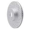 830-13034R Geoperformance Drilled/Slotted Brake Rotor, Fits Select Multiple Makes/Models, Position: Front Right - image 2