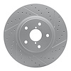 830-13035R Geoperformance Drilled/Slotted Brake Rotor, 2006-2021 Subaru, Position: Front Right - image 1