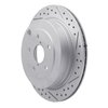 830-13036R Geoperformance Drilled/Slotted Brake Rotor, 2006-2014 Subaru, Position: Rear Right - image 2