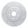 830-13044R Geoperformance Drilled/Slotted Brake Rotor, Fits Select Subaru, Position: Rear Right - image 1