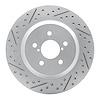 830-13047L Geoperformance Drilled/Slotted Brake Rotor, Fits Select Subaru, Position: Rear Left - image 1