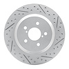 830-13047R Geoperformance Drilled/Slotted Brake Rotor, Fits Select Subaru, Position: Rear Right - image 1