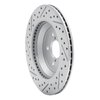 830-13047R Geoperformance Drilled/Slotted Brake Rotor, Fits Select Subaru, Position: Rear Right - image 4