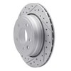 830-20009L Geoperformance Drilled/Slotted Brake Rotor, 1995-2006 Jaguar, Position: Rear Left - image 2