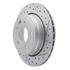 830-20009R Geoperformance Drilled/Slotted Brake Rotor, 1995-2006 Jaguar, Position: Rear Right - image 2