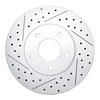 830-20010L Geoperformance Drilled/Slotted Brake Rotor, 1997-2003 Jaguar, Position: Front Left