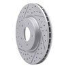 830-20011L Geoperformance Drilled/Slotted Brake Rotor, 1998-2006 Jaguar, Position: Front Left - image 2