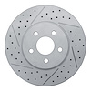 830-20012L Geoperformance Drilled/Slotted Brake Rotor, 2001-2008 Multiple Makes/Models, Position: Front Left - image 1
