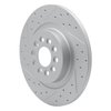 830-20015L Geoperformance Drilled/Slotted Brake Rotor, 2003-2005 Jaguar, Position: Rear Left - image 2