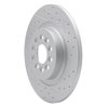 830-20015R Geoperformance Drilled/Slotted Brake Rotor, 2003-2005 Jaguar, Position: Rear Right - image 2
