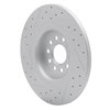 830-20015R Geoperformance Drilled/Slotted Brake Rotor, 2003-2005 Jaguar, Position: Rear Right - image 4