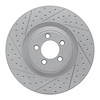 830-20020L Geoperformance Drilled/Slotted Brake Rotor, 2006-2021 Jaguar, Position: Front Left - image 1