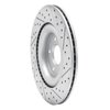 830-20028L Geoperformance Drilled/Slotted Brake Rotor, 2014-2021 Jaguar, Position: Rear Left - image 4