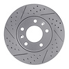 830-21022R Geoperformance Drilled/Slotted Brake Rotor, 2003-2005 Kia/Hyundai/Genesis, Position: Front Right - image 1
