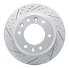 830-21024L Geoperformance Drilled/Slotted Brake Rotor, 2006-2014 Kia/Hyundai/Genesis, Position: Rear Left - image 1