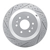 830-21027L Geoperformance Drilled/Slotted Brake Rotor, 2009-2010 Kia/Hyundai/Genesis, Position: Rear Left - image 1