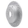 830-21027L Geoperformance Drilled/Slotted Brake Rotor, 2009-2010 Kia/Hyundai/Genesis, Position: Rear Left - image 2