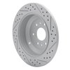 830-21027L Geoperformance Drilled/Slotted Brake Rotor, 2009-2010 Kia/Hyundai/Genesis, Position: Rear Left - image 4