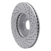 830-21028L Geoperformance Drilled/Slotted Brake Rotor, 2009-2010 Kia/Hyundai/Genesis, Position: Front Left - image 4