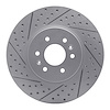 830-21028R Geoperformance Drilled/Slotted Brake Rotor, 2009-2010 Kia/Hyundai/Genesis, Position: Front Right - image 1