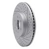 830-21028R Geoperformance Drilled/Slotted Brake Rotor, 2009-2010 Kia/Hyundai/Genesis, Position: Front Right - image 2