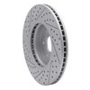 830-21028R Geoperformance Drilled/Slotted Brake Rotor, 2009-2010 Kia/Hyundai/Genesis, Position: Front Right - image 4