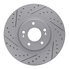 830-21031L Geoperformance Drilled/Slotted Brake Rotor, 2015-2021 Kia/Hyundai/Genesis, Position: Front Left - image 1