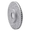 830-21031L Geoperformance Drilled/Slotted Brake Rotor, 2015-2021 Kia/Hyundai/Genesis, Position: Front Left - image 2