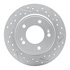 830-21034R Geoperformance Drilled/Slotted Brake Rotor, Fits Select Kia/Hyundai/Genesis, Position: Rear Right - image 1