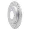 830-21034R Geoperformance Drilled/Slotted Brake Rotor, Fits Select Kia/Hyundai/Genesis, Position: Rear Right - image 2