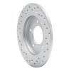 830-21034R Geoperformance Drilled/Slotted Brake Rotor, Fits Select Kia/Hyundai/Genesis, Position: Rear Right - image 4
