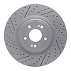 830-21038L Geoperformance Drilled/Slotted Brake Rotor, Fits Select Kia/Hyundai/Genesis, Position: Front Left - image 1