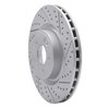830-21038R Geoperformance Drilled/Slotted Brake Rotor, Fits Select Kia/Hyundai/Genesis, Position: Front Right - image 2