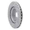 830-21038R Geoperformance Drilled/Slotted Brake Rotor, Fits Select Kia/Hyundai/Genesis, Position: Front Right - image 4
