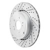 830-21039L Geoperformance Drilled/Slotted Brake Rotor, Fits Select Kia/Hyundai/Genesis, Position: Rear Left - image 2