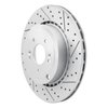 830-21039R Geoperformance Drilled/Slotted Brake Rotor, Fits Select Kia/Hyundai/Genesis, Position: Rear Right - image 2