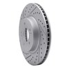 830-21040R Geoperformance Drilled/Slotted Brake Rotor, Fits Select Kia/Hyundai/Genesis, Position: Front Right - image 2