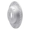 830-21041L Geoperformance Drilled/Slotted Brake Rotor, Fits Select Kia/Hyundai/Genesis, Position: Rear Left - image 2