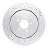 830-21043R Geoperformance Drilled/Slotted Brake Rotor, Fits Select Kia/Hyundai/Genesis, Position: Rear Right - image 1