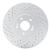 830-21044L Geoperformance Drilled/Slotted Brake Rotor, Fits Select Kia/Hyundai/Genesis, Position: Front Left - image 1