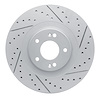830-21044R Geoperformance Drilled/Slotted Brake Rotor, Fits Select Kia/Hyundai/Genesis, Position: Front Right - image 1