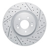 830-21048R Geoperformance Drilled/Slotted Brake Rotor, Fits Select Kia/Hyundai/Genesis, Position: Front Right - image 1