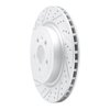 830-26000L Geoperformance Drilled/Slotted Brake Rotor, 2012-2020 Tesla, Position: Rear Left - image 3