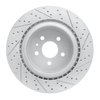830-26000L Geoperformance Drilled/Slotted Brake Rotor, 2012-2020 Tesla, Position: Rear Left - image 4