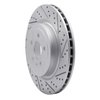 830-26000R Geoperformance Drilled/Slotted Brake Rotor, 2012-2020 Tesla, Position: Rear Right - image 3