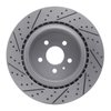 830-26000R Geoperformance Drilled/Slotted Brake Rotor, 2012-2020 Tesla, Position: Rear Right - image 4