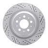 830-26003R Geoperformance Drilled/Slotted Brake Rotor, Fits Select Tesla, Position: Rear Right - image 1
