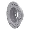 830-27006R Geoperformance Drilled/Slotted Brake Rotor, 1974-1997 Volvo, Position: Rear Right - image 4
