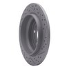 830-27024L Geoperformance Drilled/Slotted Brake Rotor, 1999-2009 Volvo, Position: Rear Left - image 4